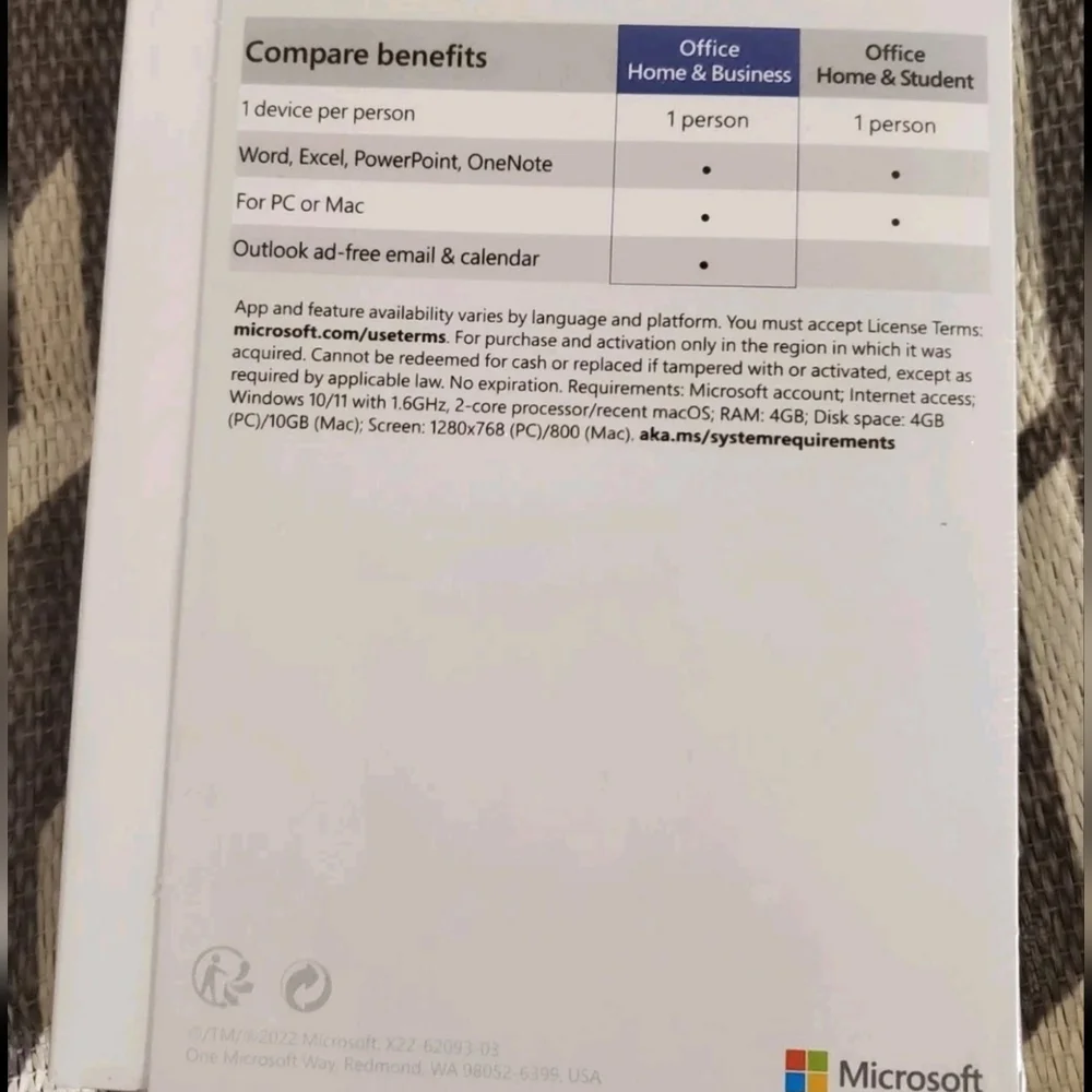 Microsoft Office Home & Business 2021 For PC/Mac T5D-03518 Sealed Box - Picture 2 of 4